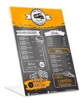 Display De Pvc Tipo L A5 Vertical (15X21Cm) 2 Peças Display De Pvc Tipo L A5 Vertical (15X21Cm) 2 Peças