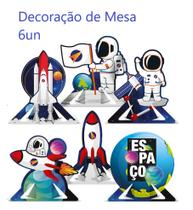 Display Decorativo Festa Espacial Infantil Enfeite De Mesa Astronauta - regina festas