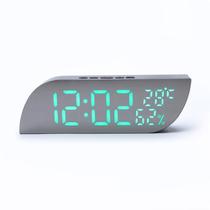 Display digital de espelho LED com despertador com temperatura Display digital de espelho LED com despertador com temperatura