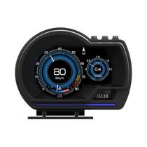 Display Digital HUD OBD2 GPS Para Carro Com Velocímetro, Alarme De Turbo E RPM