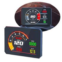 Display Digital HUD OBD2 Inteligente Para Carro, Velocímetro, Tacômetro, Medidor De Velocidade Com
