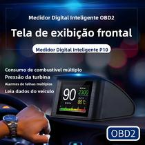 Display Digital Inteligente OBDII P10 pro OBD2 Com Computador De Bordo, Velocímetro, Alarme Display Digital Inteligente OBDII P10 pro OBD2 Com Computador De Bordo, Velocímetro, Alarme