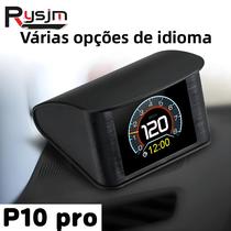 Display Digital Inteligente OBDII P10 pro OBD2, Computador De Bordo, Velocímetro, Alarme Multilíngue