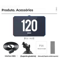 Display Digital Inteligente OBDII Para Painel De Instrumentos Com Velocímetro, Voltagem E Display Digital Inteligente OBDII Para Painel De Instrumentos Com Velocímetro, Voltagem E