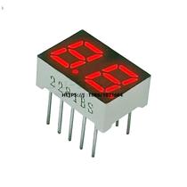 Display Digital LED Vermelho 10 Peças 0,28 Polegadas 2 Dígitos 7 Segmentos Anodo Comum Cátodo C-C