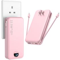Display digital Power Bank Ffnpua 20000mAh com plugue de parede 110V Display digital Power Bank Ffnpua 20000mAh com plugue de parede 110V