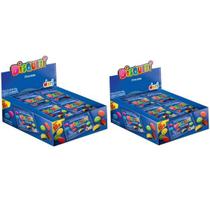 Display Disqueti Confeitos de Chocolate Coloridos 2x24 un