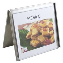 Display em Aço Inox 11,3x12,2 cm Allissan Inox