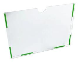 Display Em Acrilico Horizontal Porta Folha A4 com 5 unidades