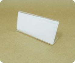 Display em L de Acrílico Transparente para Folder 10x5cm - V9751