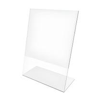 Display Expositor A4 em L Acrílico Mesa Balcao Vertical C/1