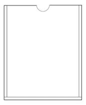 Display Expositor A5 15x21cm Folha Sulfite Escritório 1 Peça Display Expositor A5 15x21cm Folha Sulfite Escritório 1 Peça