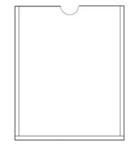 Display Expositor A5 15x21cm Folha Sulfite Escritório 2pcs