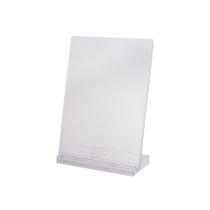 Display Expositor de Folheto Informativo Office com Base 32x24cm A4 Vertical Horizontal Cristal