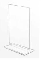 Display Expositor T Restaurante 10x15cm A6 Balcão Mesa 23pcs Display Expositor T Restaurante 10x15cm A6 Balcão Mesa 23pcs