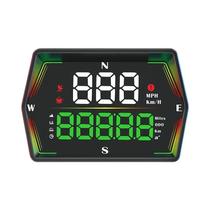 Display GPS HD Para Carro Com Fonte Grande, Velocímetro, Bússola E Aviso De Excesso De Velocidade Display GPS HD Para Carro Com Fonte Grande, Velocímetro, Bússola E Aviso De Excesso De Velocidade