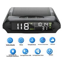 Display Head-Up GPS Sem Fio Para Carro, Velocímetro, Altímetro, Termômetro, Instrumento De Satélite Display Head-Up GPS Sem Fio Para Carro, Velocímetro, Altímetro, Termômetro, Instrumento De Satélite