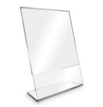 Display L 10X15Cm A6 Expositor Balcão Mesa Folder Bar Folha