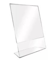Display L 15x21cm A5 Expositor Balcão Mesa Papel 5 Peças