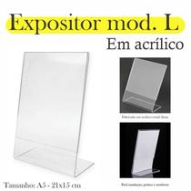 Display l Expositor 21x15 Acrílico Cardápio Pix Qr A5 Ver Display l Expositor 21x15 Acrílico Cardápio Pix Qr A5 Ver
