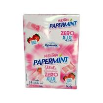 Display Lâminas que Dissolvem Na Boca Sabor Morango