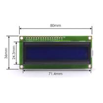 Display LCD 1602A Luz de Fundo Azul 16 colunas x 2 linhas - Importado