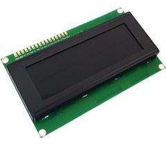 Display Lcd 20x4 2004A - Blacklight Preto Escrita Branca - Ideal para Arduino, Robótica