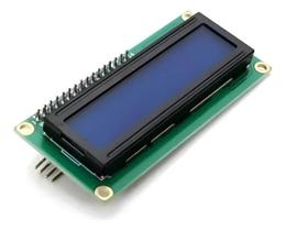 Display Lcd Fundo Azul 16x2 1602 Com I2c Soldado