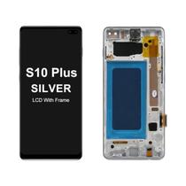 Display LCD Tela de toque digital com moldura, Samsung S10 Plus, G975, G975F, SM-G975F