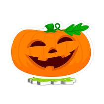 Display Mesa Decoração Halloween Abóbora Cute EVA 1 Unidade