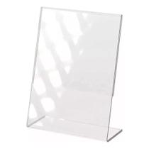 Display mesa toten acrílico A6 L 10x15 placa pix 10 un