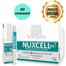 Display Nuxcell Fel Suplemento Gatos Imunidade 20 Un Biosyn 2g