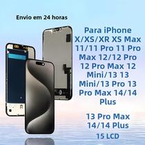 Display OLED LCD Para iPhone 12, 12 pro Max, 13 Mini, 14 Plus, pro MAX, 13 pro MAX, 14, 15 PRO,