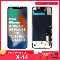 Display OLED LCD Touch Digitizer Para iPhone X XR XS MAX 11 pro MAX 12 pro 13 13 pro Max 14 14 plus
