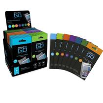 Display Película Protetora LCD Transparente Smartphone 56 Peças 7 Tamanhos Resistente a Manchas - Multilaser AC315