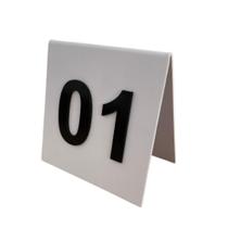 Display Pequeno Placa Numerador Mesa Bar Alto Relevo 10pçs Display Pequeno Placa Numerador Mesa Bar Alto Relevo 10pçs