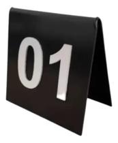 Display Pequeno Placa Numerador Mesa Bar Alto Relevo 50pçs Display Pequeno Placa Numerador Mesa Bar Alto Relevo 50pçs