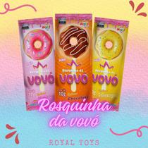 Display Pirulito Rosquinha da vovó c/15 unidades em formato de Donuts - royal toys