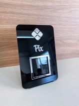 Display / Placa pix para qr code pagamento balcão