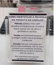 Display Porta Folder A4 Acrílico Transparente Papel 2pcs Display Porta Folder A4 Acrílico Transparente Papel 2pcs