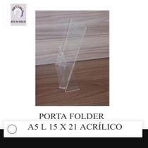 Display Porta Folder Bolsa 15X21 A5 (5 Peças.) - Shoppcril