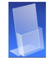 Display Porta Folder Papel Acrílico Cristal Personalizado