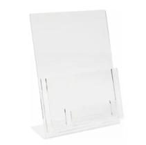 Display Porta Folder Personalizado Acrílico Com Porta Cartão Display Porta Folder Personalizado Acrílico Com Porta Cartão