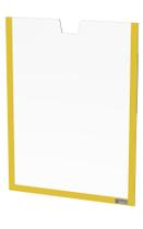 Display Porta-Folha A5 Parede com Bordas Coloridas
