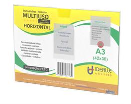 Display Porta Folhas A3 (42x30) Vertical Parede Petg Display Porta Folhas A3 (42x30) Vertical Parede Petg