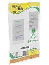 Display Porta Folhas A3 (42x30) Vertical Parede Petg Display Porta Folhas A3 (42x30) Vertical Parede Petg