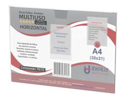 Display Porta Folhas A4 (30X21) Vertical Parede Petg Display Porta Folhas A4 (30X21) Vertical Parede Petg