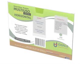 Display Porta Folhas A6 (10x15) Vertical Parede Petg Display Porta Folhas A6 (10x15) Vertical Parede Petg