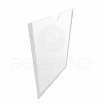 Display Ps Cristal Folha A4 De Parede - Vertical Fita