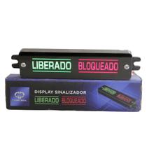 Display Sinalizador LED Liberado/Bloqueado GP Control